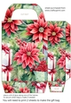 Christmas floral gift bag 8