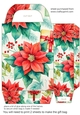 Christmas floral gift bag 10