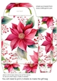 Christmas floral gift bag 11
