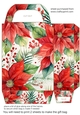 Christmas floral gift bag 12