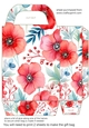 Christmas floral gift bag 14