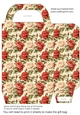 Red and cream rose gift bag 3