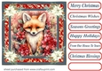 Christmas animals card front 5