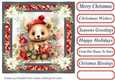 Christmas animals card front 10