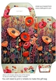 Embroidered poppies gift bag 2