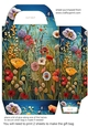 Embroidered poppies gift bag 5