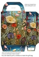 Embroidered poppies gift bag 6