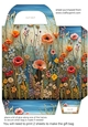 Embroidered poppies gift bag 9