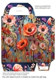 Embroidered poppies gift bag 11