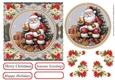 Faux Cross stitch Christmas card front 10