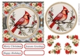 Faux Cross stitch Christmas card front 12