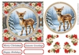 Faux Cross stitch Christmas card front 14