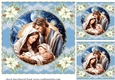 3 Christmas nativity card fronts/toppers 2