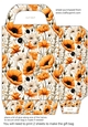 Orange floral gift bag 3