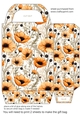 Orange floral gift bag 4