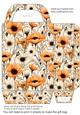 Orange floral gift bag 6