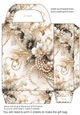 Black and cream pearl gift bag 4