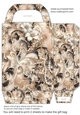 Black and cream pearl gift bag 5