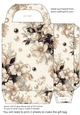 Black and cream pearl gift bag 9