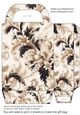 Black and cream pearl gift bag 11