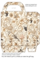 Black and cream pearl gift bag 15
