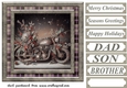 Christmas motorbike card front 6