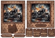 5x7 and 6x6 Motorbike card fronts 5