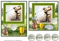 5x7 and 6x6 aprox Golfer card front 5