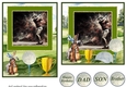 5x7 and 6x6 aprox Golfer card front 6