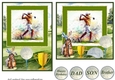 5x7 and 6x6 aprox Golfer card front 7