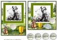 5x7 and 6x6 aprox Golfer card front 9
