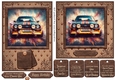 5x7 and 6x6 aprox Classic car card front 7