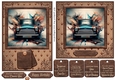 5x7 and 6x6 aprox Classic car card front 10