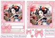 5x7 and 6x6 Oriental themed card fronts 2