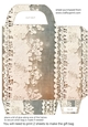 Antique lace gift bag 12