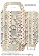 Antique lace gift bag 17