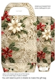 Christmas lace gift bag 12