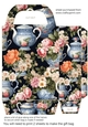 Floral crockery gift bag 6