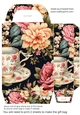 Floral crockery gift bag 7