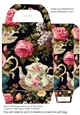 Floral crockery gift bag 8