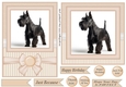 Peach 5x7 and 6x6 aprox Scottish terrier card fronts 8