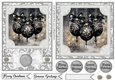 5x7 and 6x6 Grey and black baubles card fronts 2