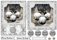5x7 and 6x6 Grey and black baubles card fronts 4