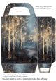 Christmas forest gift bag 2