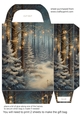Christmas forest gift bag 4