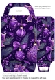 Purple Christmas gift bag N6