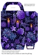 Purple Christmas gift bag N7