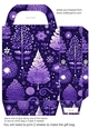 Purple Christmas gift bag N9