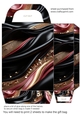 Black gold and pink gift bag 5