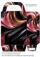 Black gold and pink gift bag 7